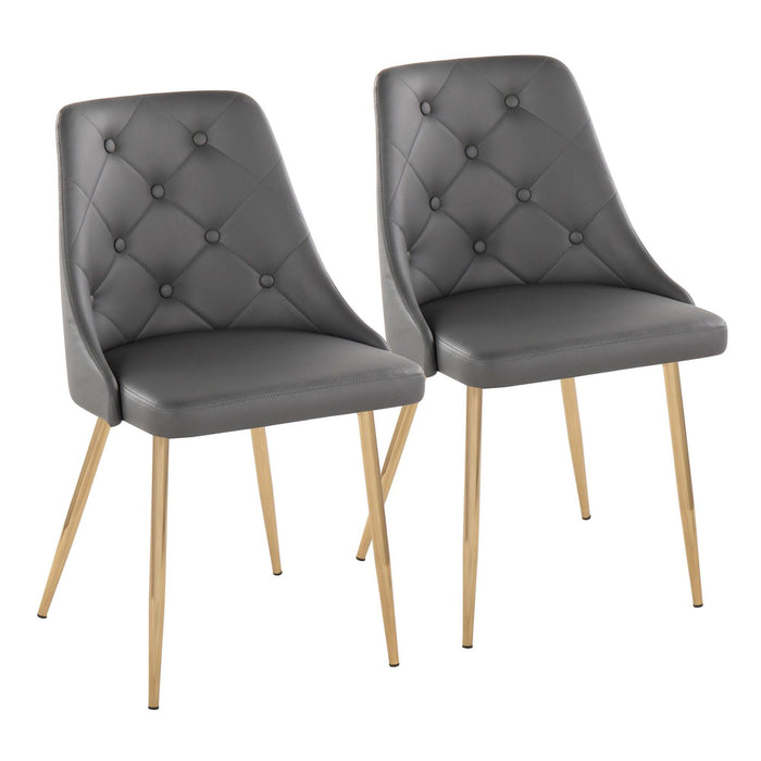 Marche - Chair (Set of 2) - Gold Legs