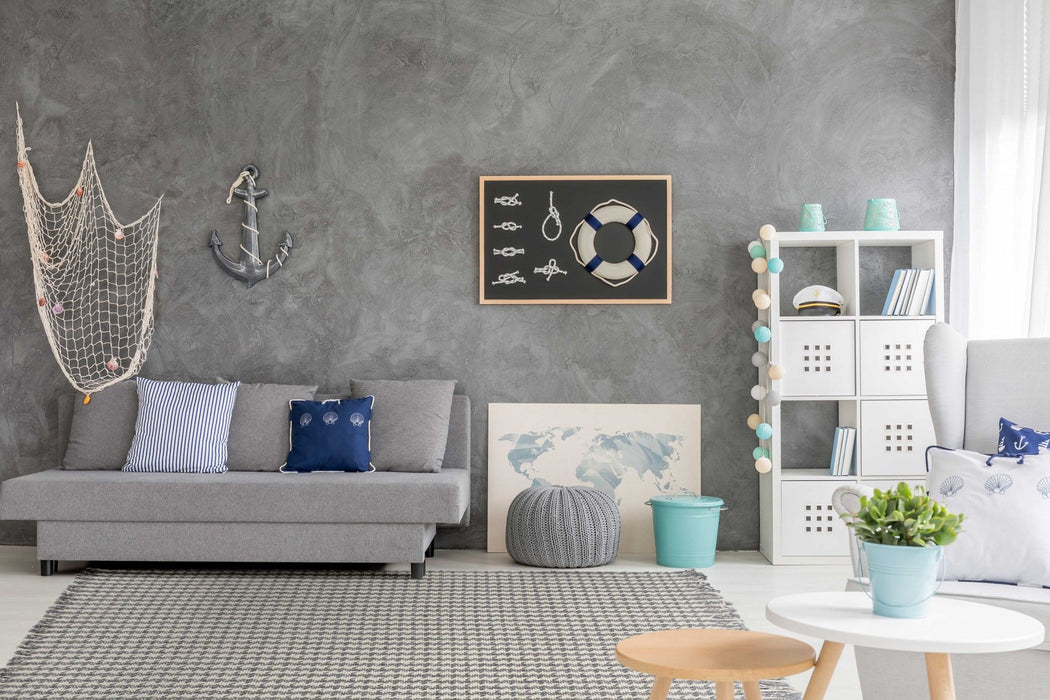 8' x 11' Wool Area Rug - Ivory Or Gray