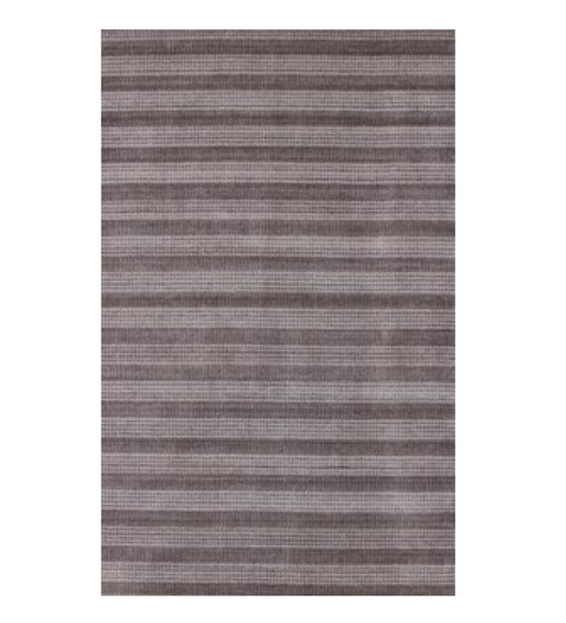 9' x 12' Hand Loomed Area Rug - Rust And White