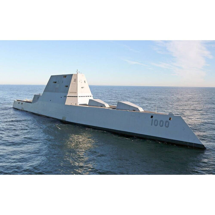 Hand Painted Model Boat (624276) - Gray