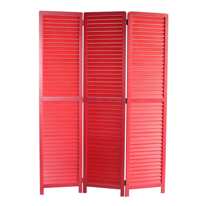 47" x 67" Wood Screen - Red
