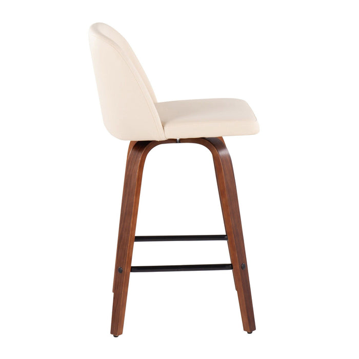 Tintori - Counter Stool With Square Footrest Set