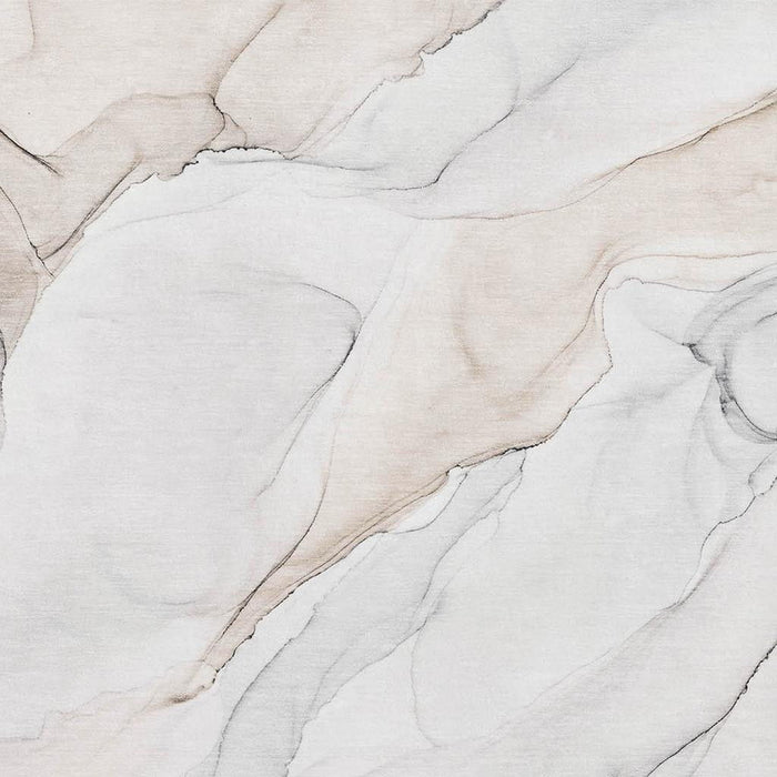 5' X 8' Abstract Washable Area Rug With UV Protection (647154) - Ivory / Beige