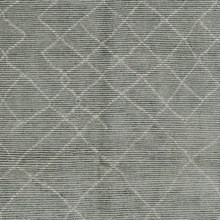 8' X 12' Wool Geometric Hand Knotted Area Rug (565758) - Green