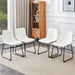 Set of Giga stylish chairs featuring a modern minimalist and industrial design, perfect for contemporary dining or workspace setups.
