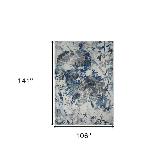9' X 12' Modern Abstract Area Rug - Ivory