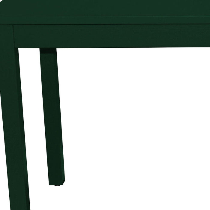 48" Solid Wood Dining Table - Dark Green