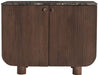 Meridian Furniture Cressa mango wood sideboard with sleek design, featuring spacious storage and natural wood finish.
