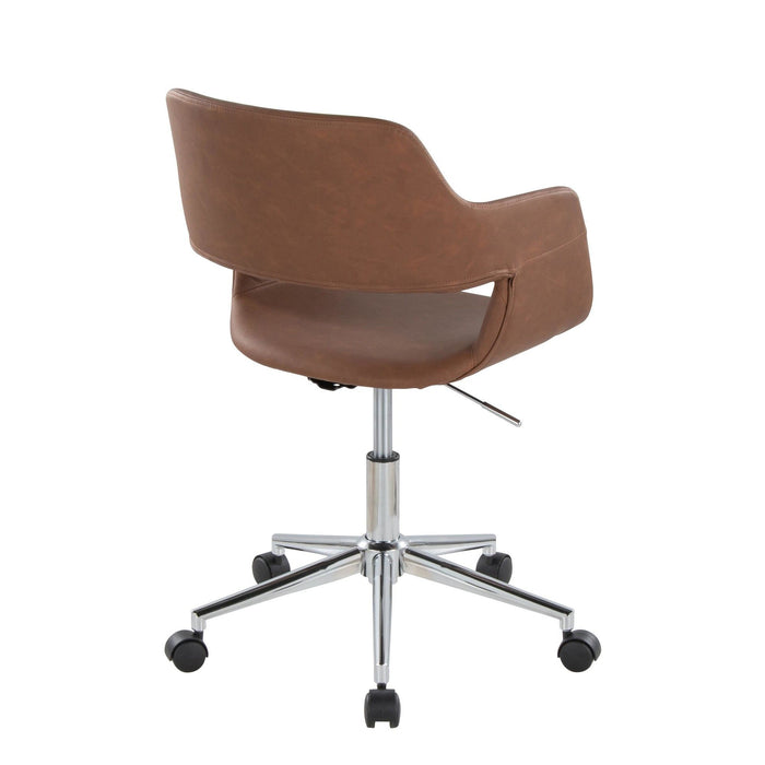 Margarite - Task Chair - Chrome Metal