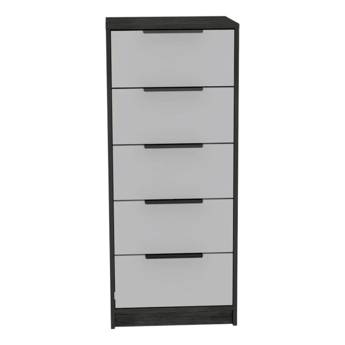 Five Drawer Chest - White