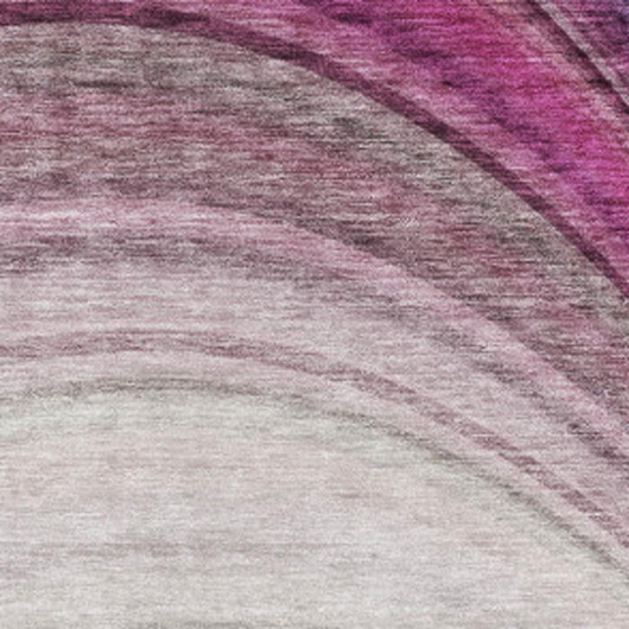 10' X 14' Ombre Washable Area Rug With UV Protection (650296) - Beige / Purple / Blue