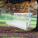 Giga outdoor patio swing with armrests, ideal for garden yard, backyard, or sunroom, featuring a cozy seating area.