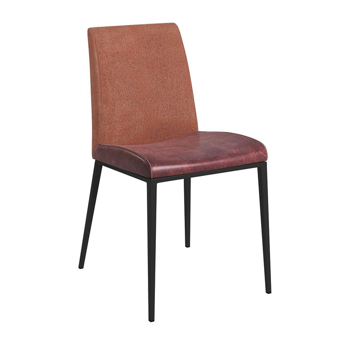 Rust Stainless Steel Chairs (Set of 2) - Brown