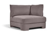 Meridian Furniture velvet upholstered stationary chair with plush fabric and elegant design, suitable for living room or office.