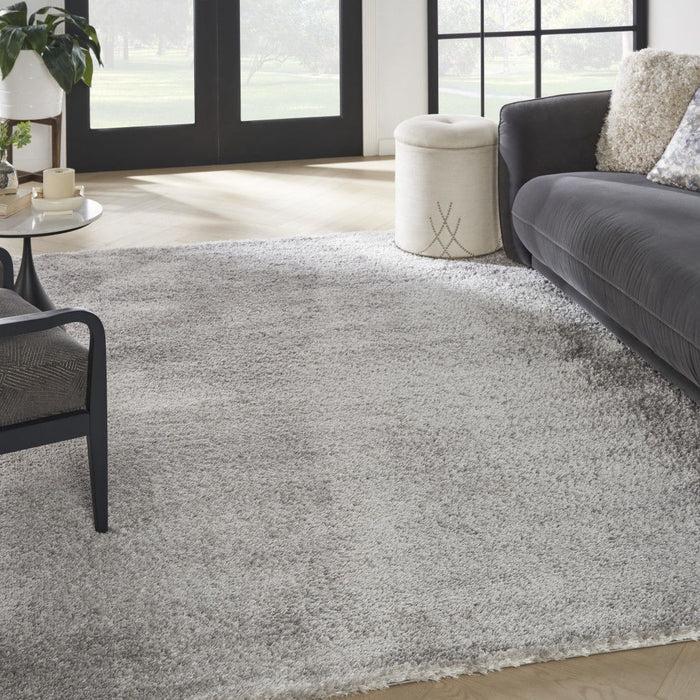 8' X 10' Transitional Shag Area Rug - Gray