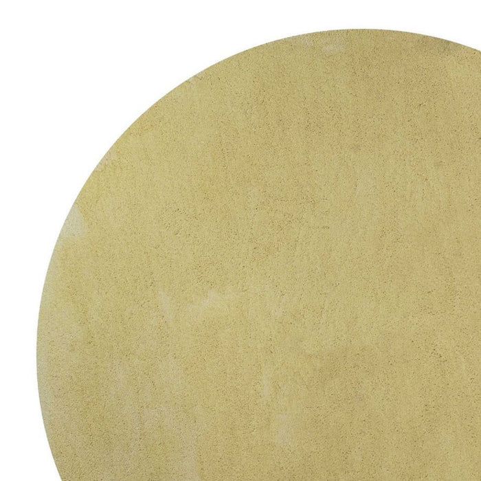 8' Round Indoor Shag Rug - Canary Yellow