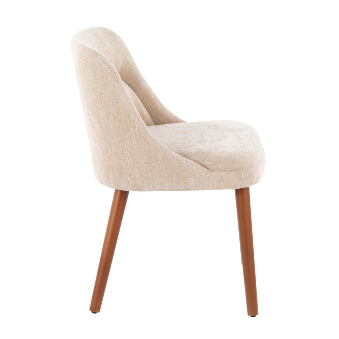 Rina - Chair (Set of 2) - Walnut Wood