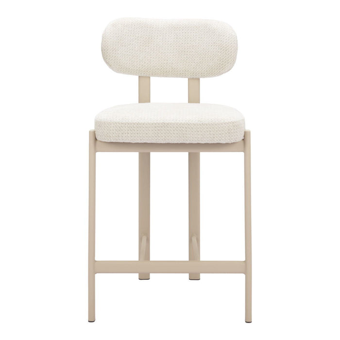 Low Back Bar Chairs (Set of 2) - Gray