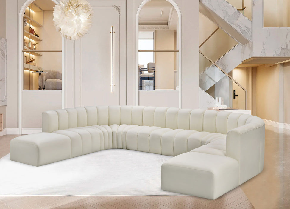 Arc - Faux Leather Modular Sectional