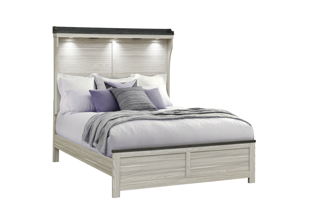 Ashley - Queen Panel Bed - Brown