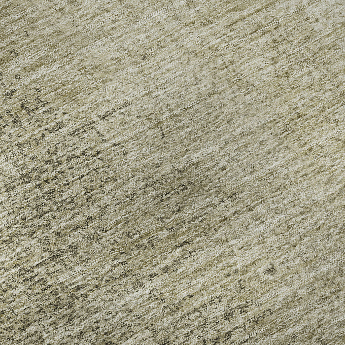 10' X 14' Ombre Washable Area Rug With UV Protection - Brown And Beige