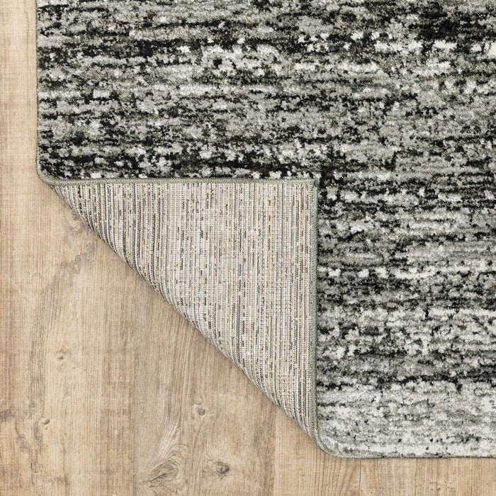 9' x 12' Abstract Area Rug - Ash And Slate