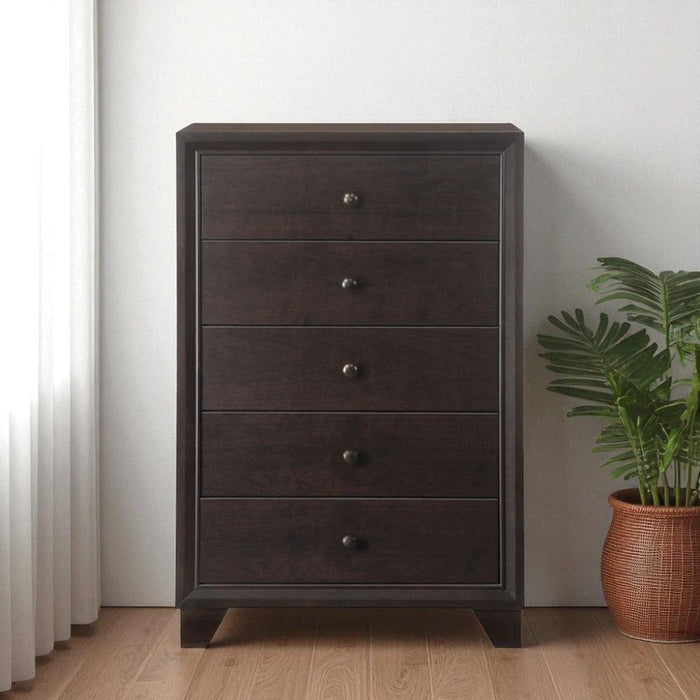 Solid Wood Dresser - Espresso