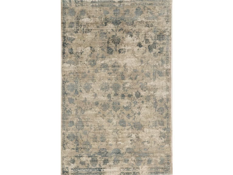 9' x 13' Viscose Area Rug - Sand Or Blue