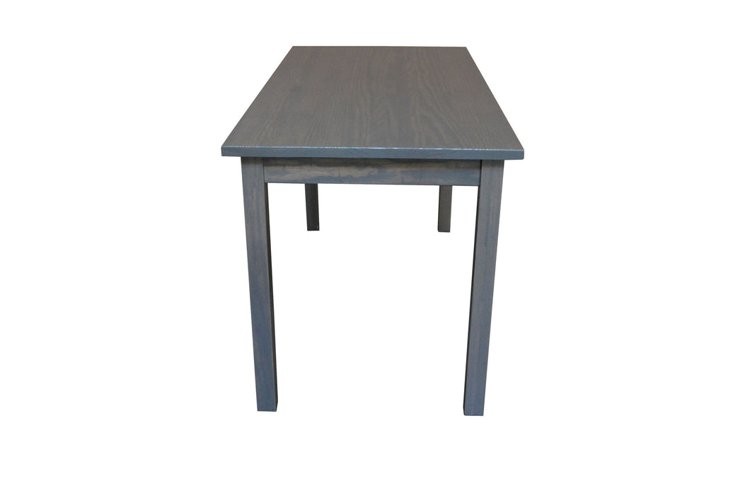 60" Solid Wood Dining Table - Gray