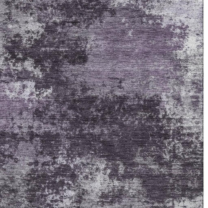 10' X 14' Abstract Washable Area Rug With UV Protection (716899) - Purple / Lavender