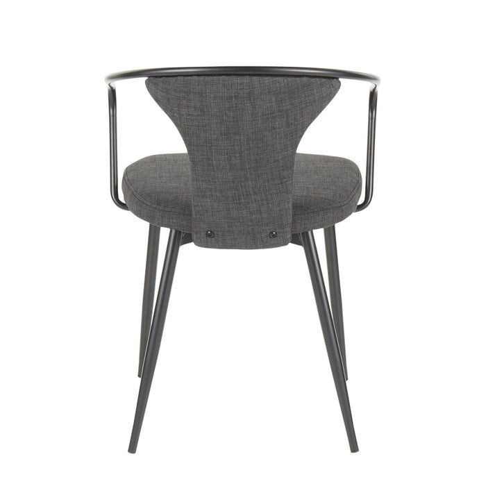 Waco - Upholstered Chair - Dark Gray