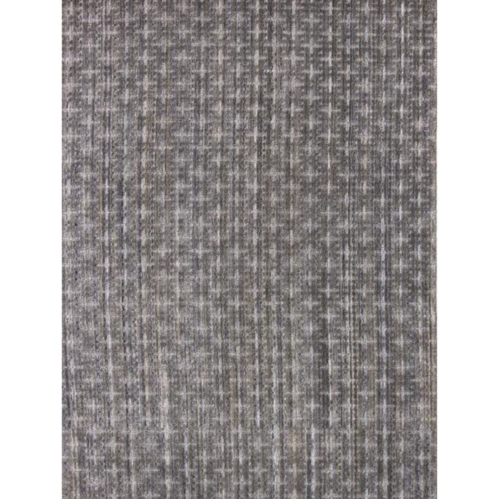 8' x 10' Gray Medallion Hand Loomed Area Rug - Brown And Dark