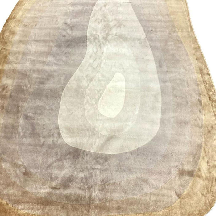 7' X 9' Ombre Distressed Area Rug (722643) - Beige / Cream / Tan