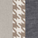 CoasterEssence Mcloughlin upholstered sloped arm sectional sofa in platinum gray fabric