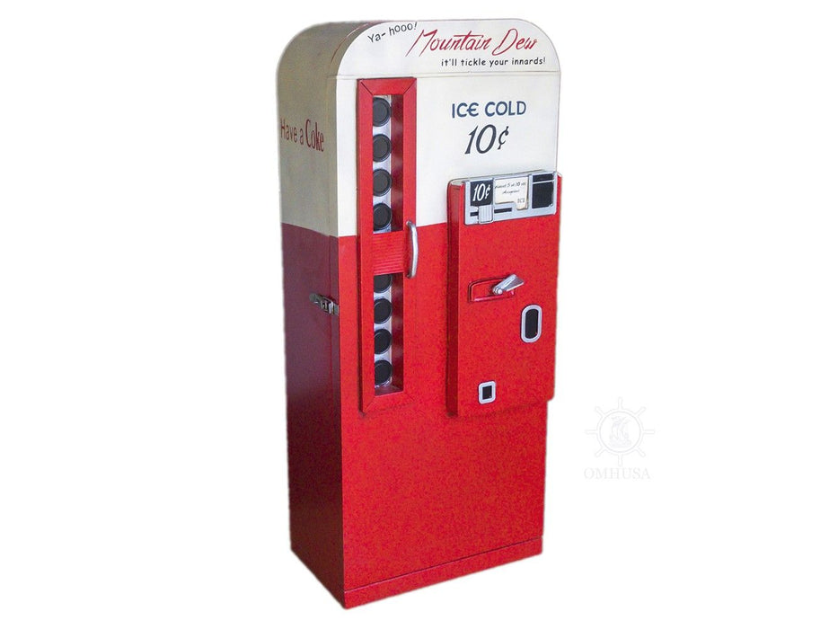 Coca-Cola Vending Machine Storage - Red White