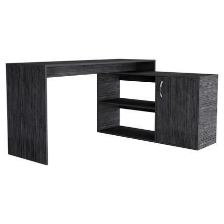 60" L Shape Computer Desk - Gray