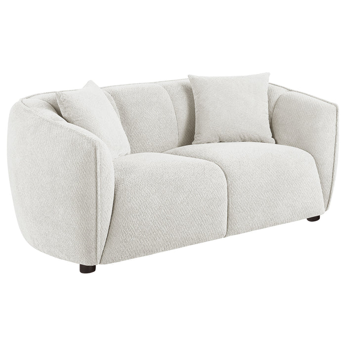 Aleisha 2-piece Fabroc Upholstered Sofa Set Sand