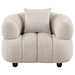 Whitney contemporary channel-tufted woven fabric accent chair by CoasterEveryday