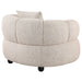 Whitney contemporary channel-tufted woven fabric upholstered accent chair by CoasterEveryday