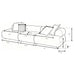 Byrne 143-inch rust chenille modular bumper sectional sofa by CoasterEveryday