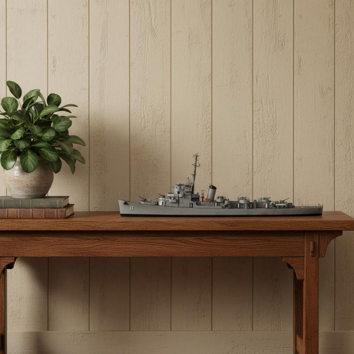 Hand Painted Model Boat (624284) - Gray