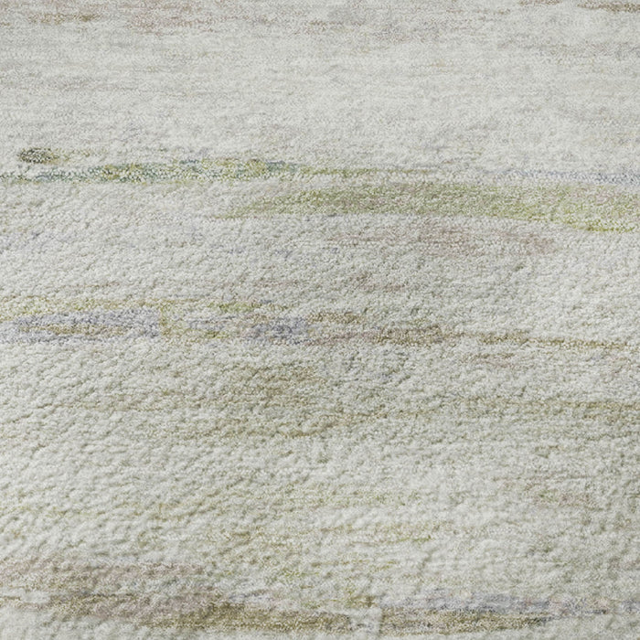 10' X 14' Abstract Washable Area Rug With UV Protection (710142) - Ivory / Beige