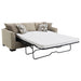 CoasterEveryday Storey camel upholstered sleeper sectional chaise sofa with plush seating and modern design