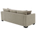 CoasterEveryday Storey camel upholstered sleeper sectional sofa with chaise lounge