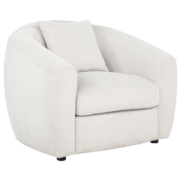 Isabella 3-piece Fabric Upholstered Sofa Set Sand