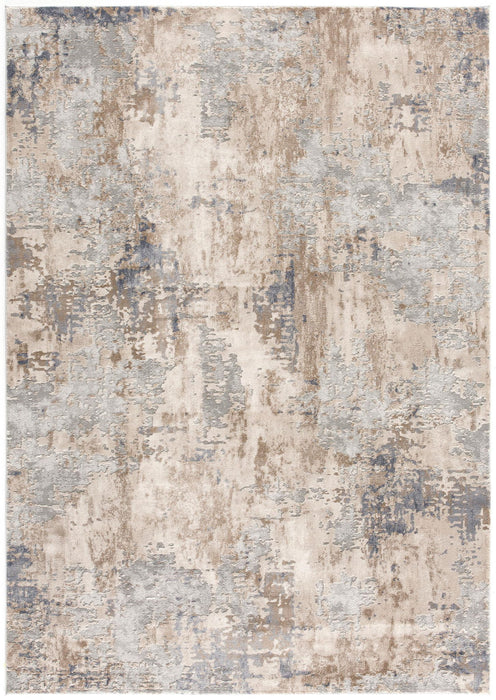 7.8' x 10.8' Abstract Dhurrie Area Rug - Beige