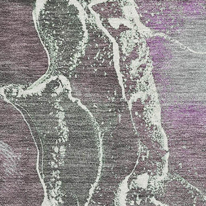 10' X 14' Abstract Washable Area Rug With UV Protection (701219) - Purple / Blue / Green