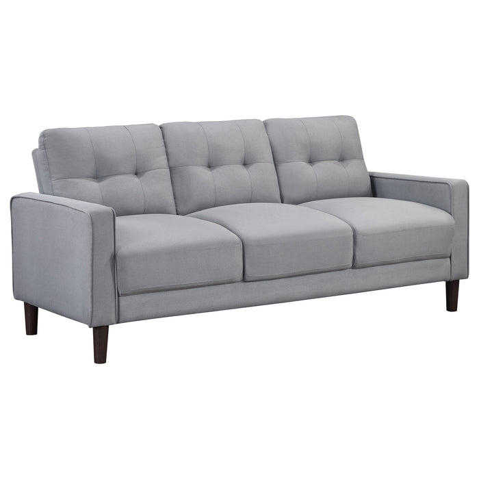 Bowen upholstered track arm tufted sofa in grey by CoasterEveryday