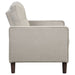 Bowen beige upholstered track arm tufted accent chair by CoasterEveryday