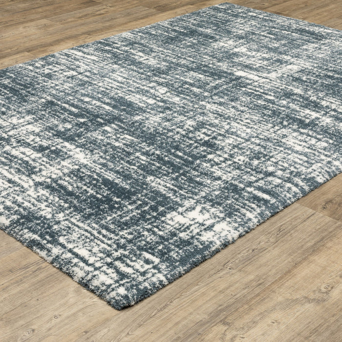 10' X 13' Geometric Area Rug - Gray / Ivory